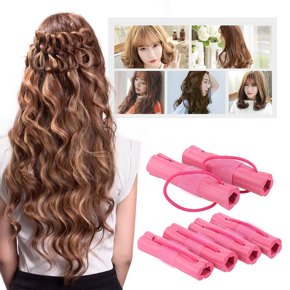 6x Foam Sponge Magic Hair DIY Styling Donut Bun Curler 